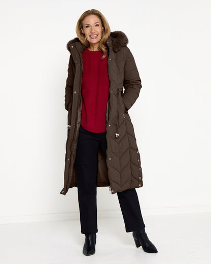 Nerrina Two Way Jacket - Chocolate