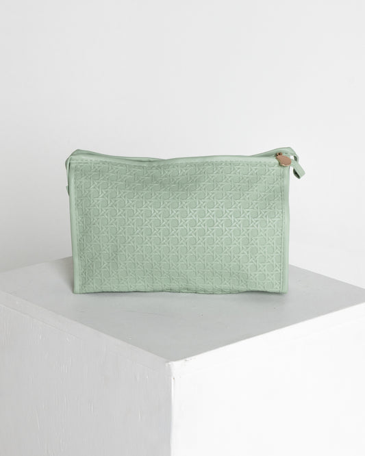 Concord Cosmetic / Travel Case - Sage Weave