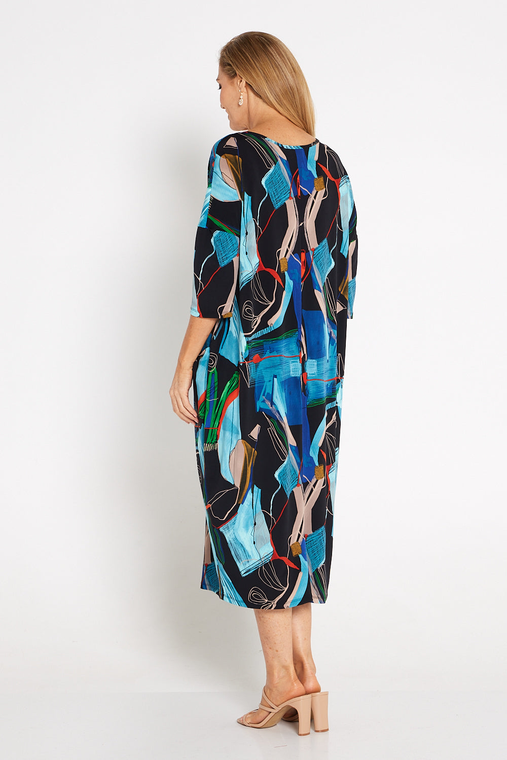 Corinne Midi Dress - Artist Print