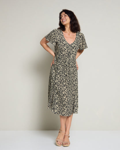 Cornwall Dress - Olive Leaf