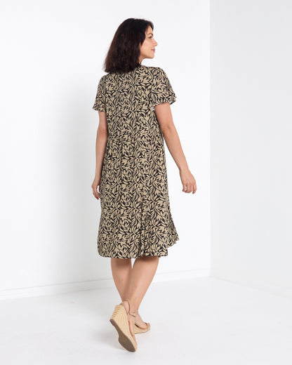 Cornwall Petite Dress - Olive Leaf