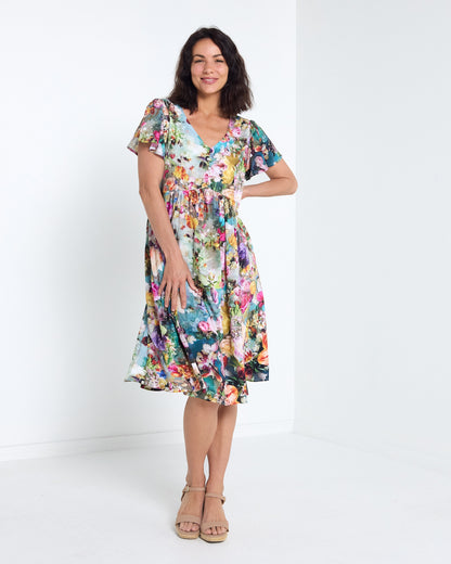 Cornwall Petite Dress - Secret Garden