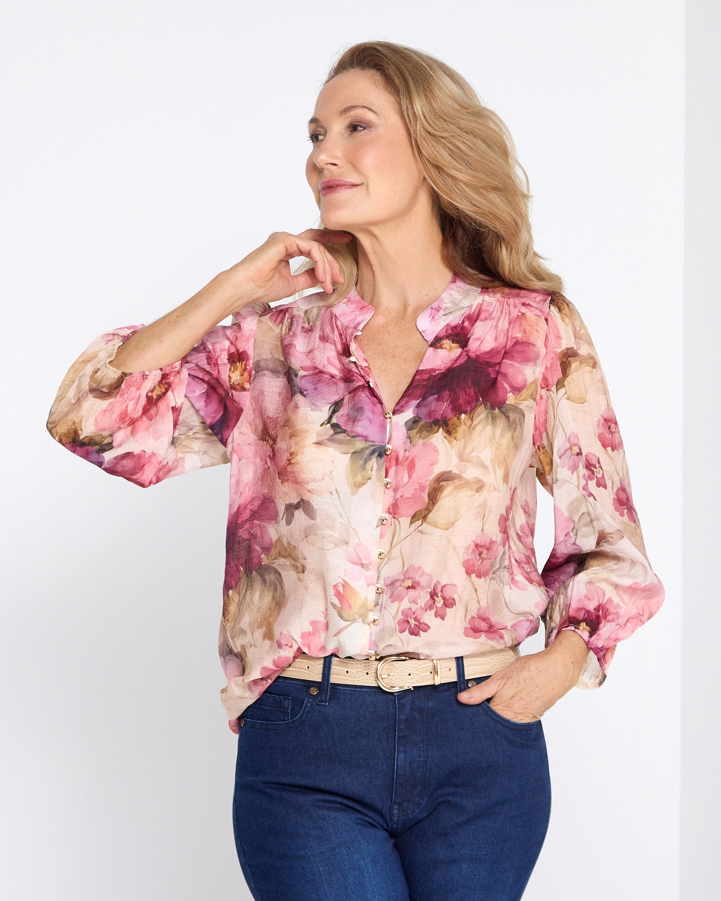 Kallista Blouse - Romantic Floral