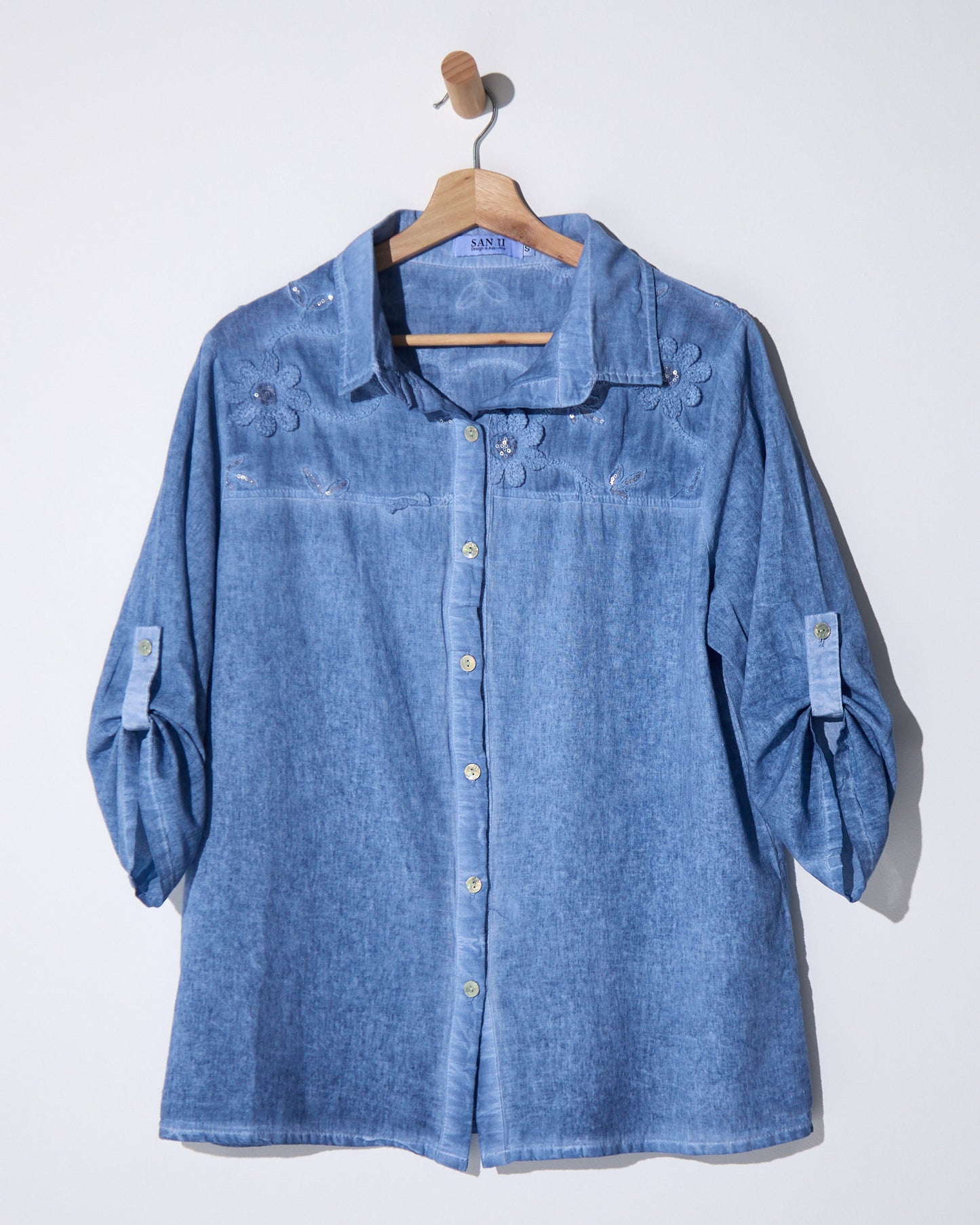 Azul Shirt - Washed Blue