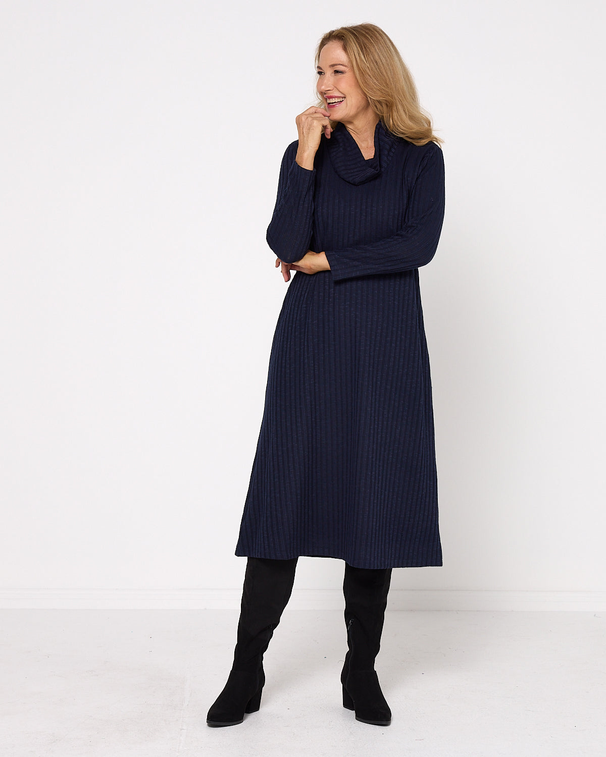 Jennifer Dress - Navy