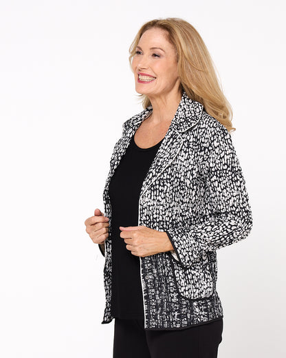 Redbank Jacket - Black/Cream