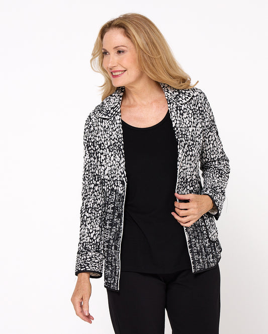 Redbank Jacket - Black/Cream