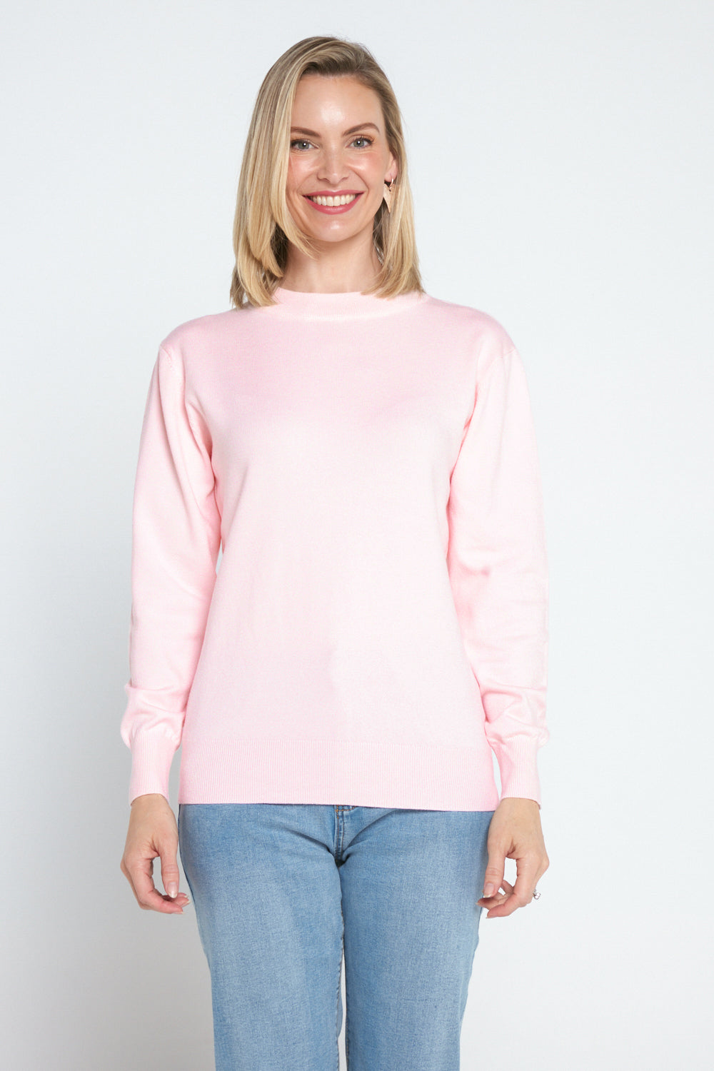 Baby pink jumper womens sales