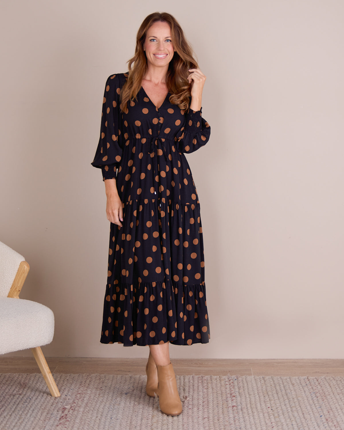 blue dress for baby girl Evelina Maxi Dress