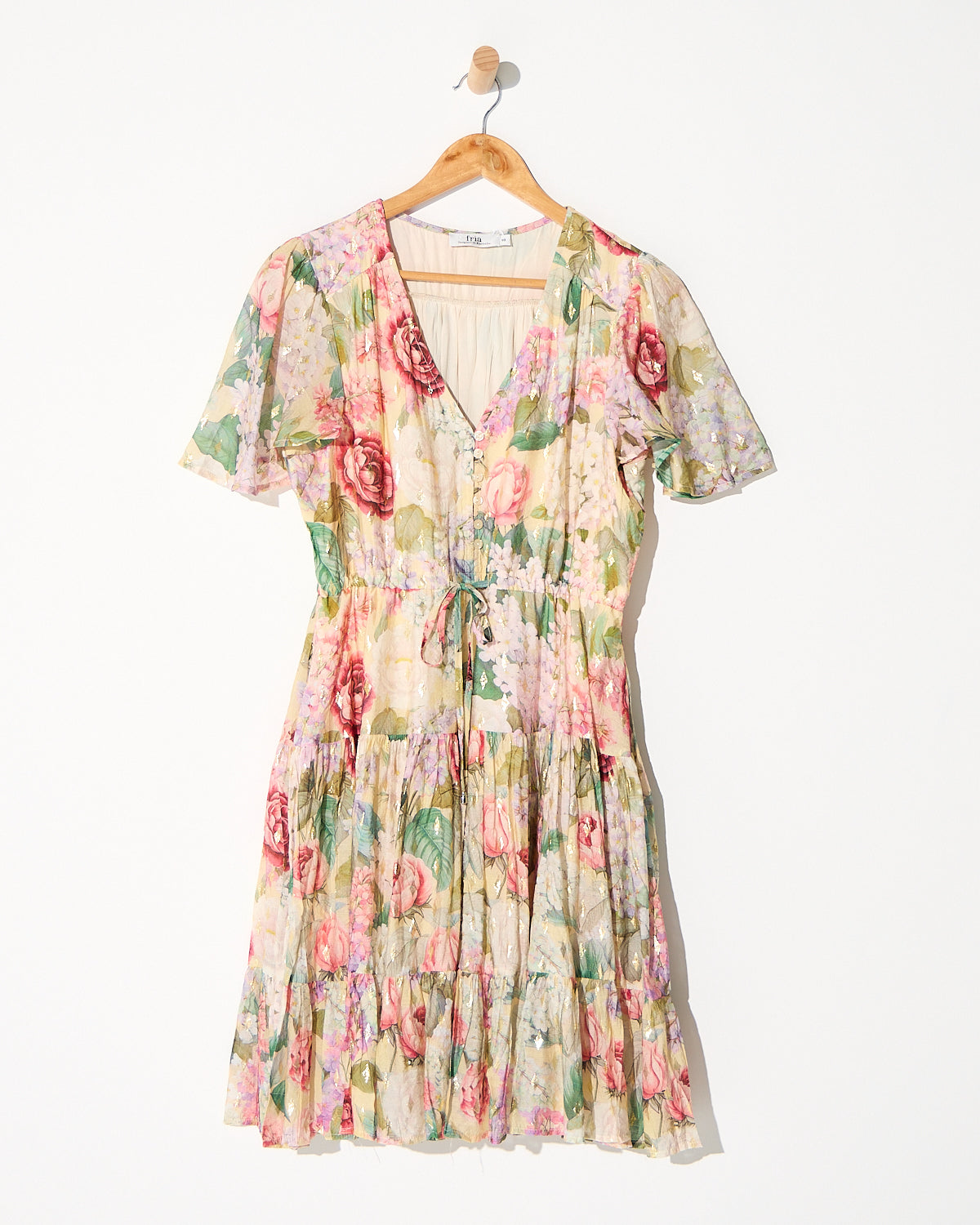Mila Petite Dress - Golden Rose Garden