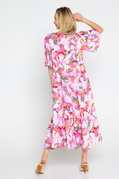 Sherine Dress - Summer Sunset Floral