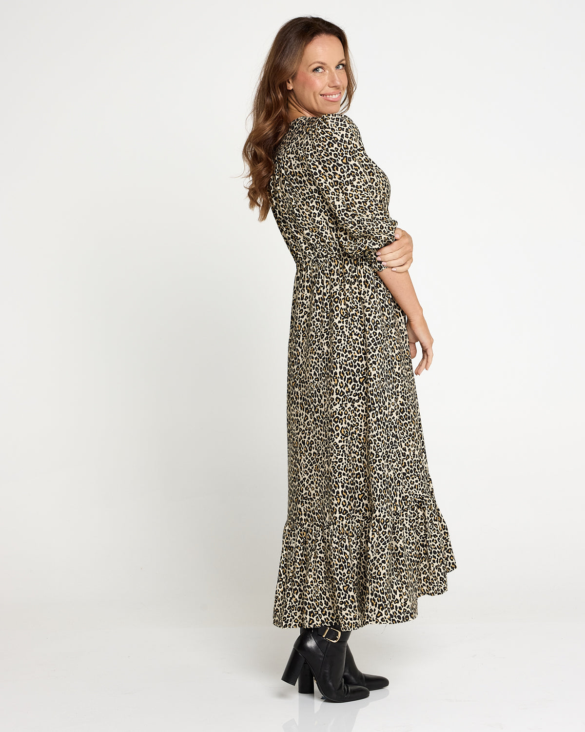 La Fiesta Dress - Leopard Print
