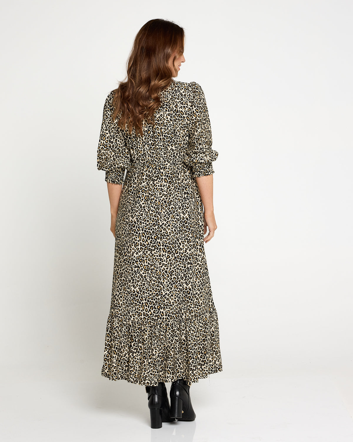La Fiesta Dress - Leopard Print