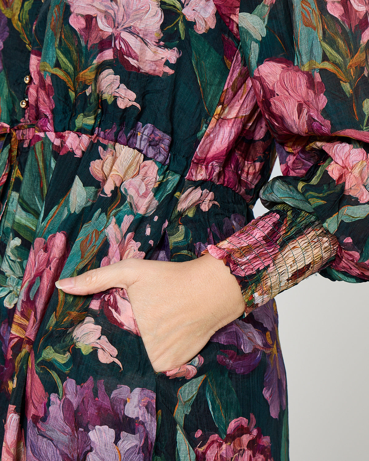 Willow Maxi Dress - Forest Bloom