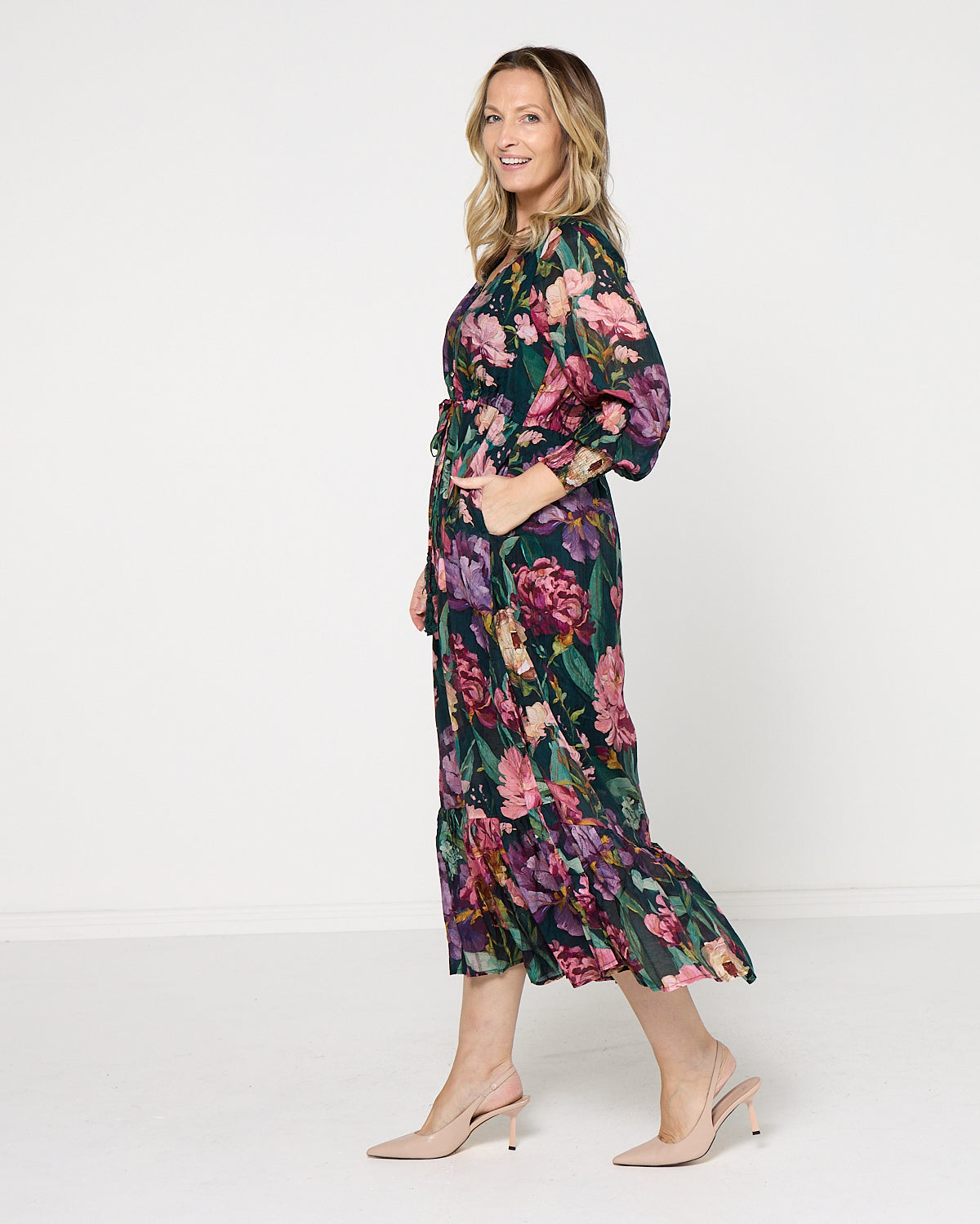 Willow Maxi Dress - Forest Bloom