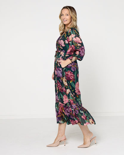 Willow Maxi Dress - Forest Bloom