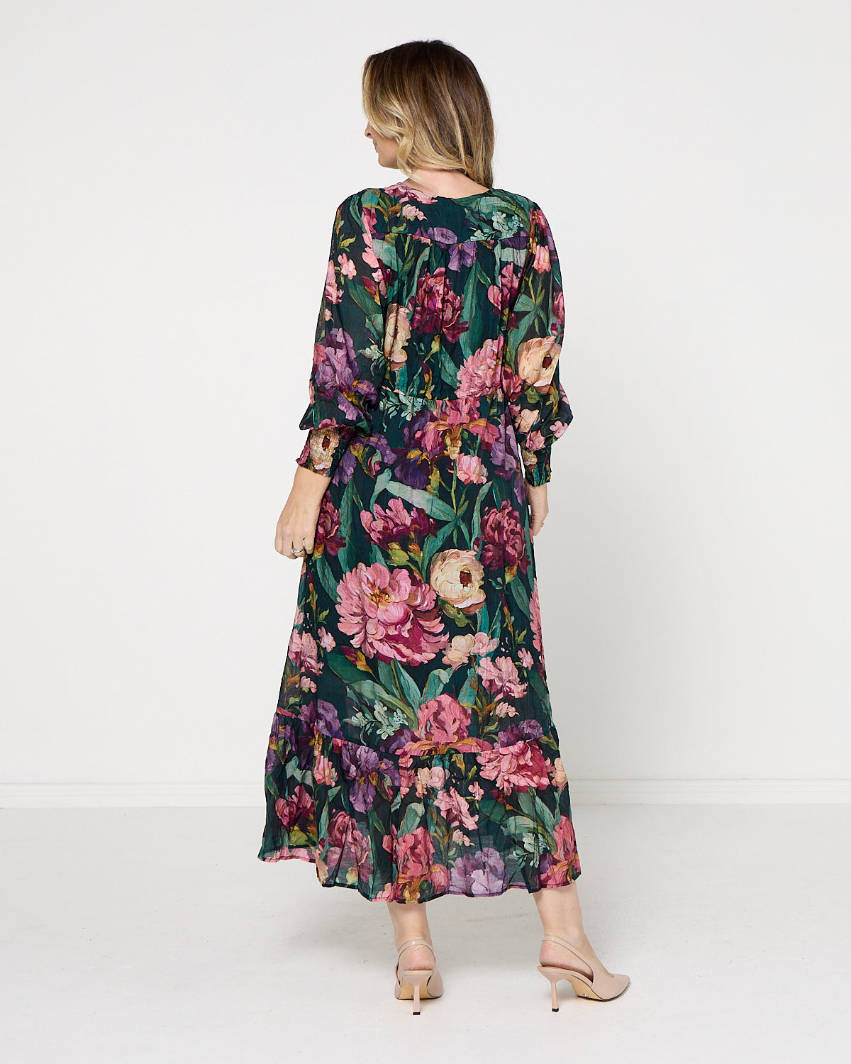 Willow Maxi Dress - Forest Bloom
