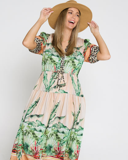 Malaika Dress - Jungle Safari