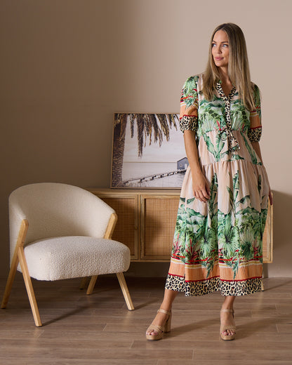 Malaika Dress - Jungle Safari