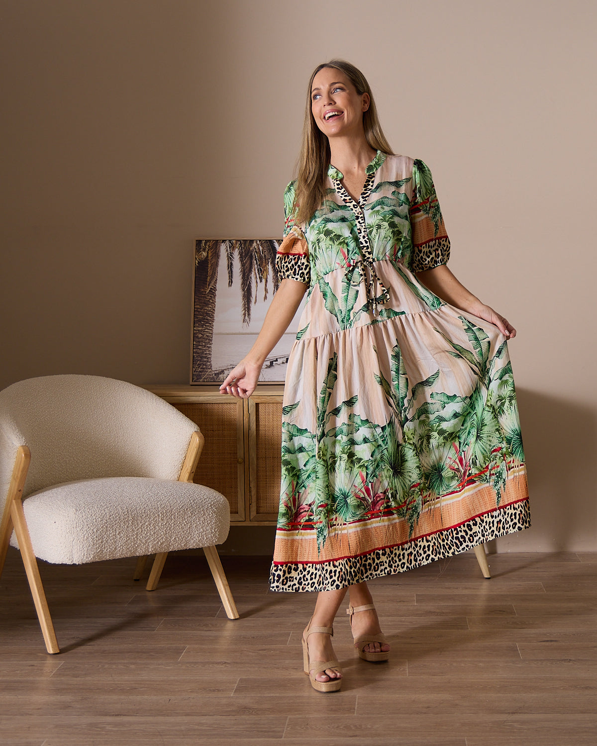 Malaika Dress - Jungle Safari