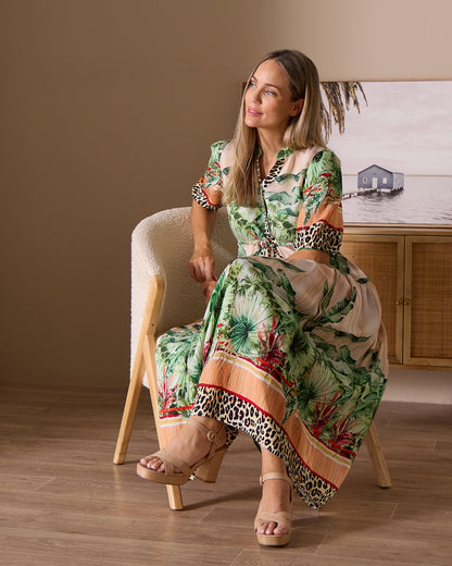 Malaika Dress - Jungle Safari