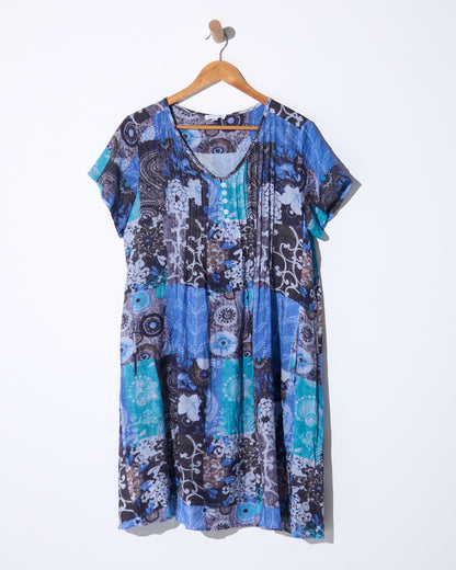Hayes Dress - Blue Tide