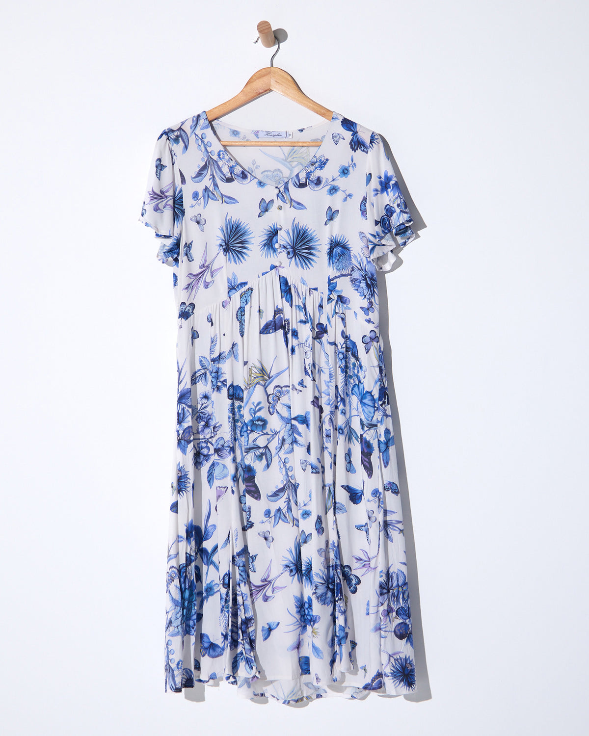 Cornwall Dress - Blue Butterfly