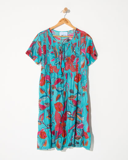 Colette Dress - Tropical Sea