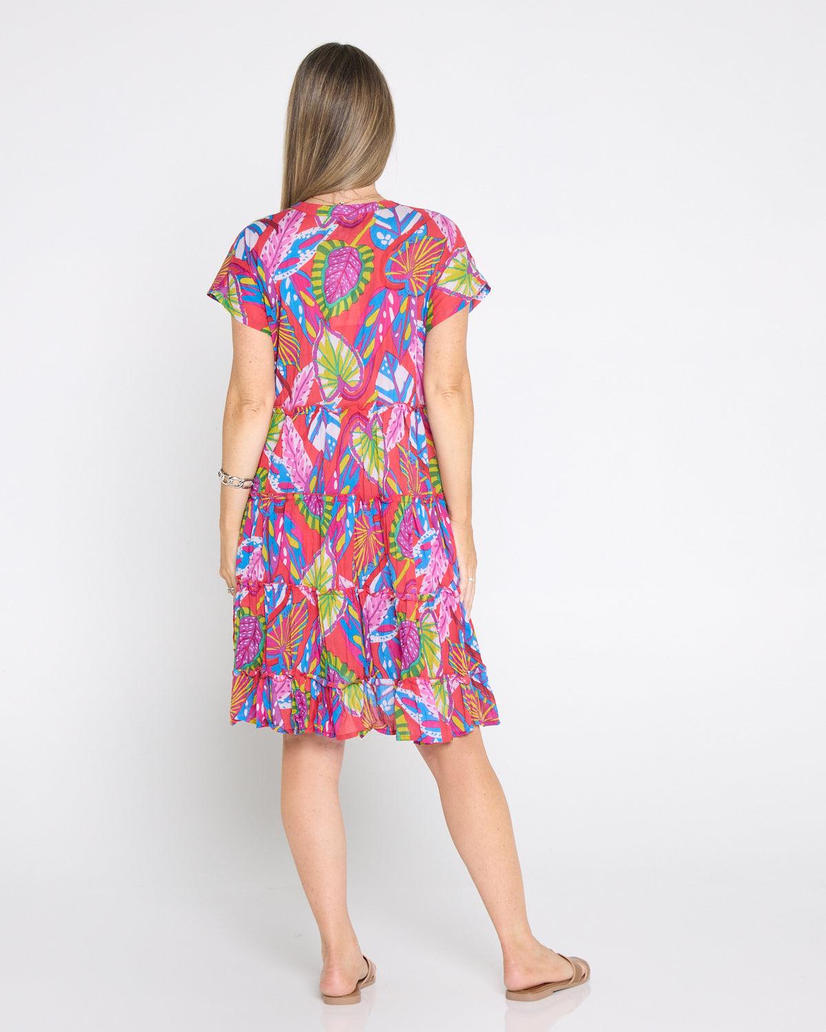 Sage Dress - Tropical Coral