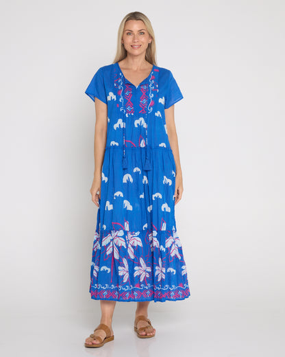Zola Maxi Dress – Seaside Blue