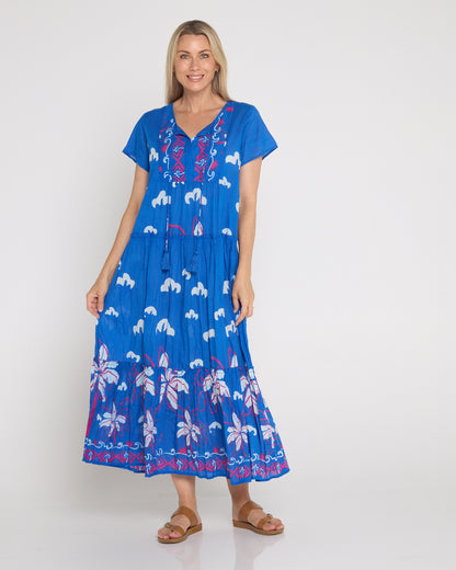 Zola Maxi Dress – Seaside Blue