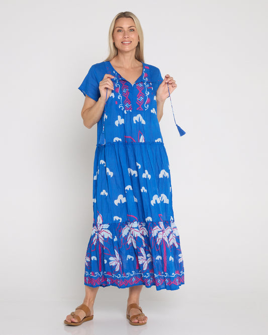 Zola Maxi Dress – Seaside Blue