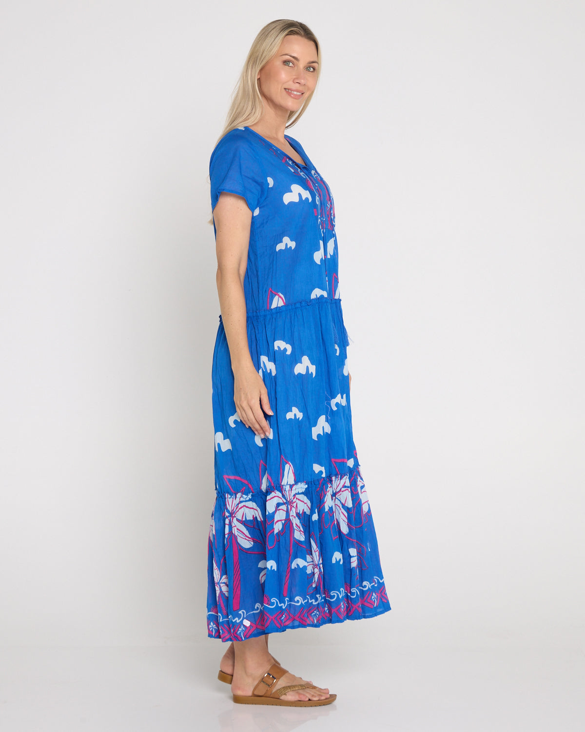 Zola Maxi Dress – Seaside Blue