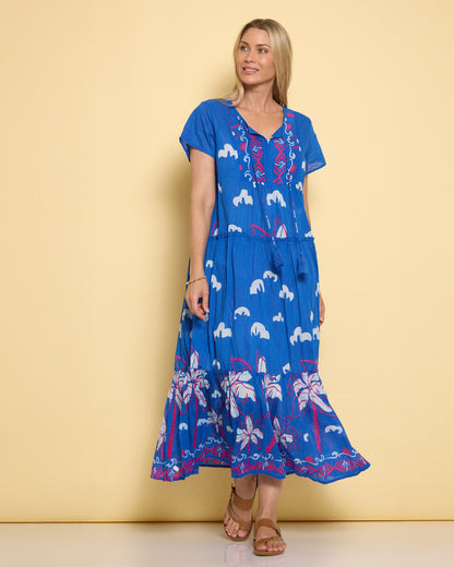 Zola Maxi Dress – Seaside Blue