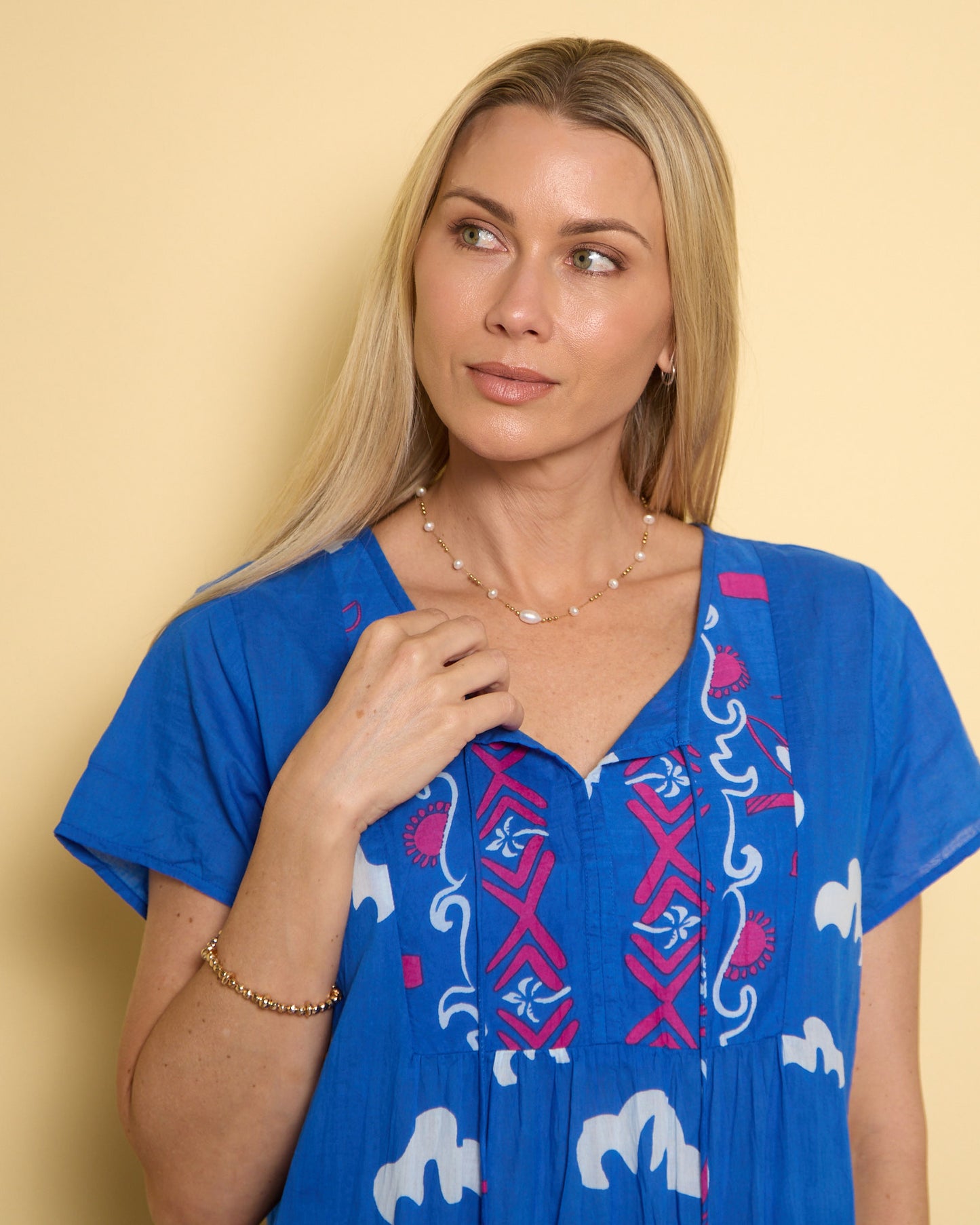 Zola Maxi Dress – Seaside Blue