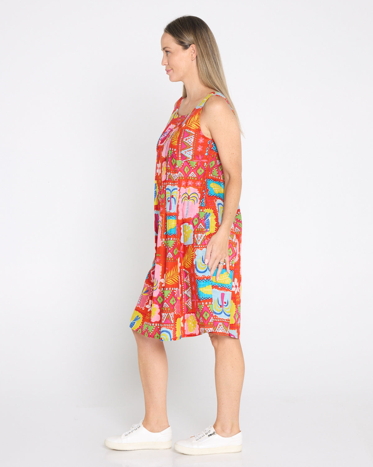 Estelle Crew Dress - Tropical Stories