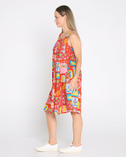 Estelle Crew Dress - Tropical Stories
