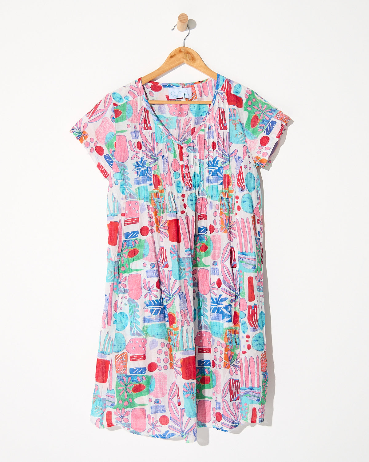 Nicola Dress  - Tropical Blocks