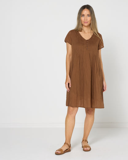 Taylor Easy Fit Dress - Mocha