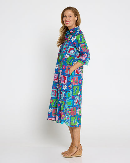Sofia Shirt Dress - Tropical Stories