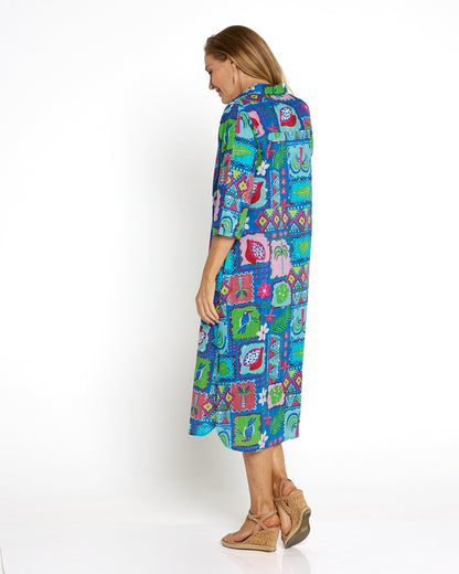 Sofia Shirt Dress - Tropical Stories