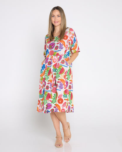 Yvonne Dress - Fruit Cocktail