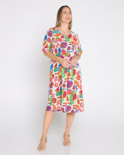 Yvonne Dress - Fruit Cocktail