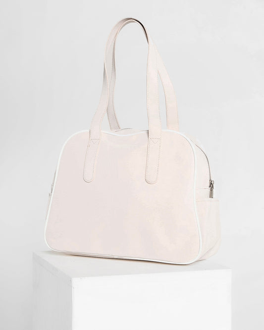 Daisy Retro Bowling Bag - Shell Pink