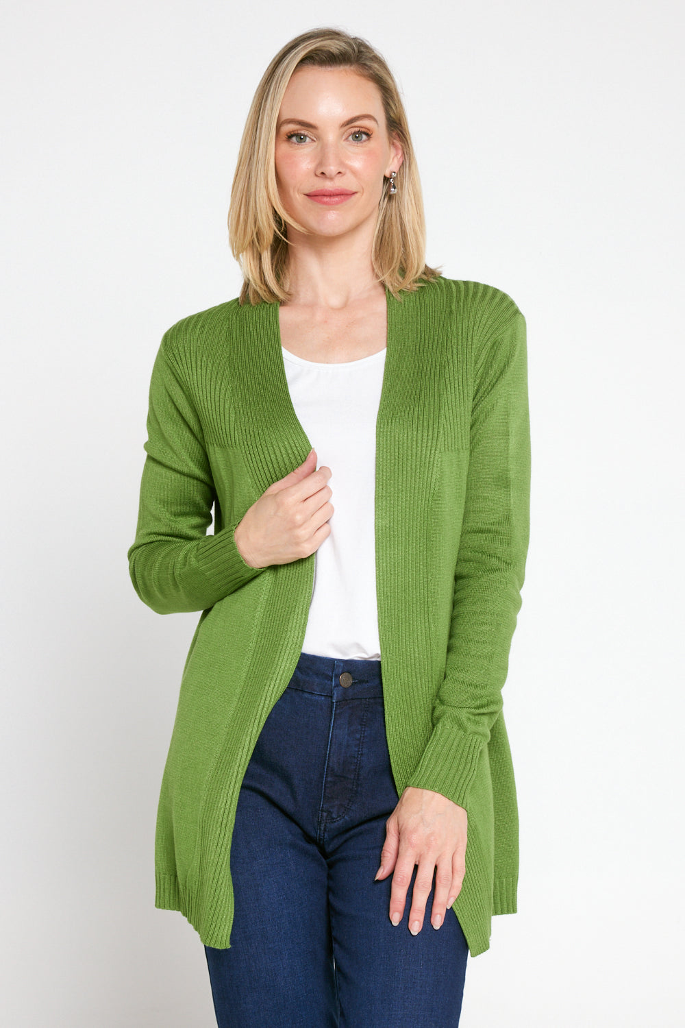 Dani Cotton Cardigan Green TULIO Fashion