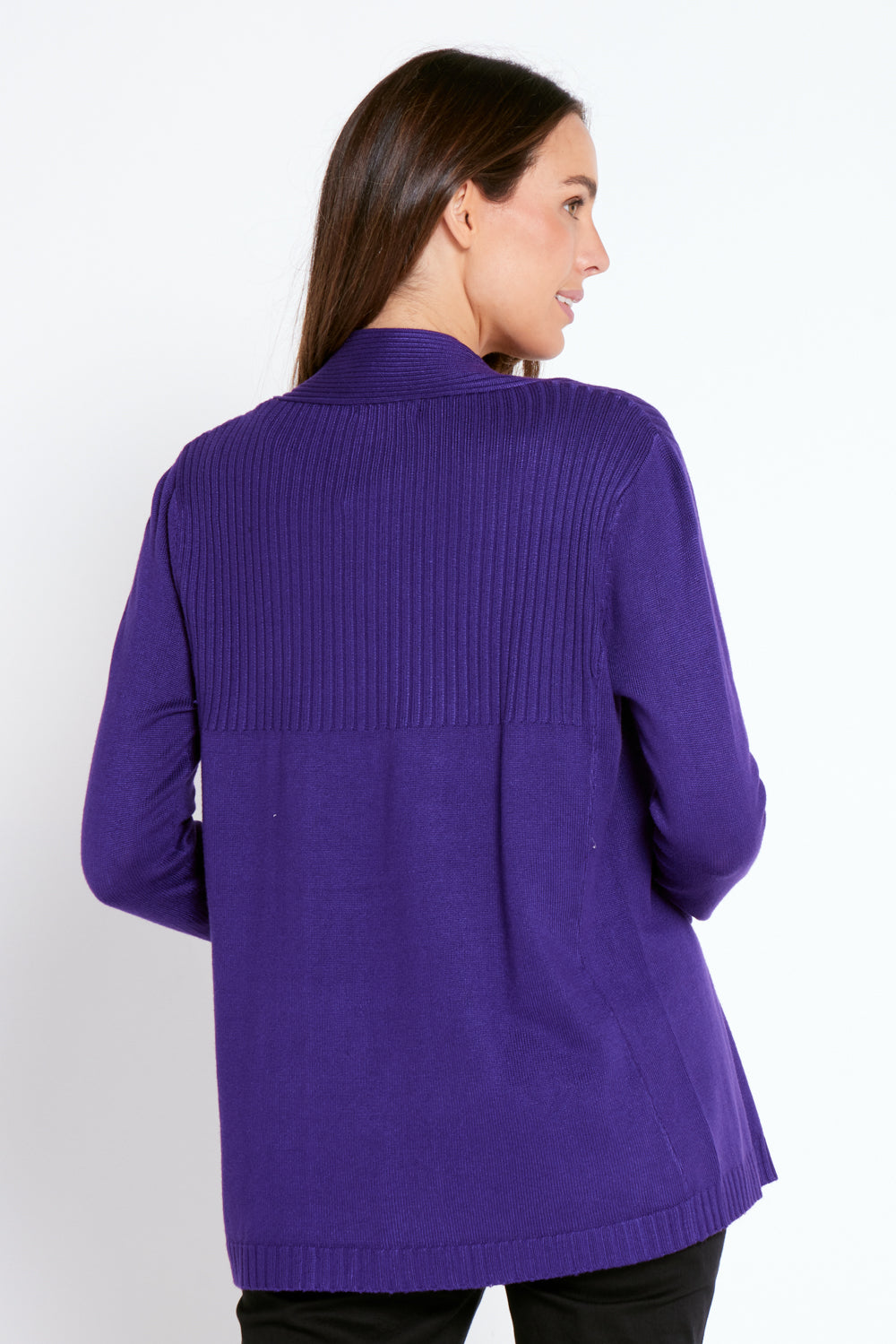 Dani Cotton Cardigan - Purple – TULIO Fashion