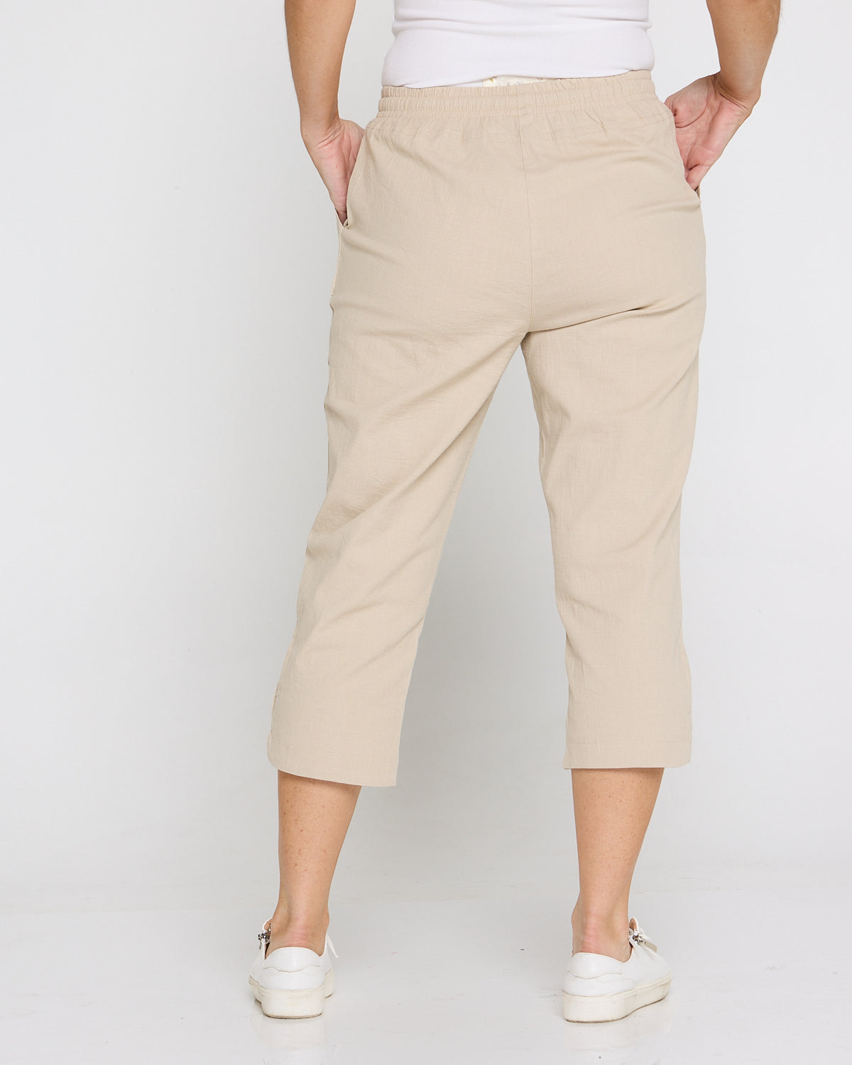 Danny Capri Pants - Biege