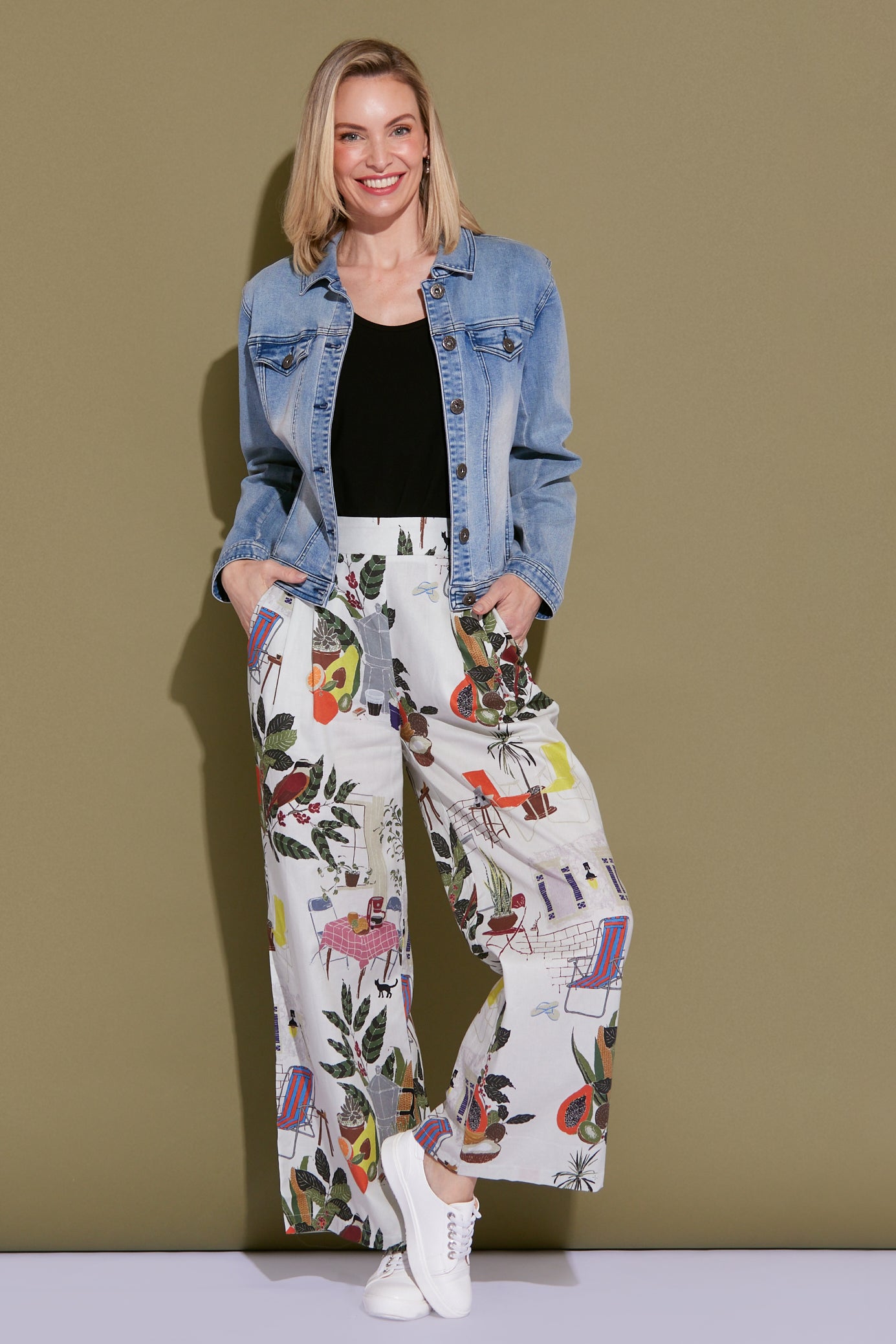 Wide leg pants matching set cheap