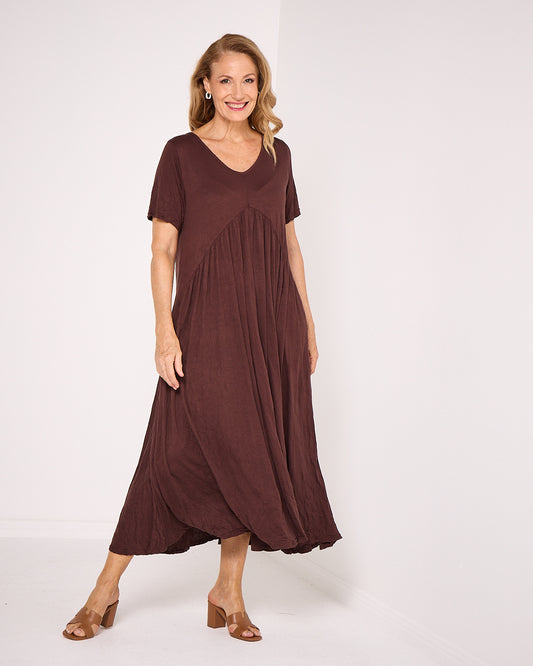 Halcyon Dress - Chocolate