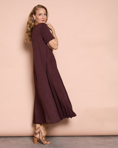 Halcyon Dress - Chocolate